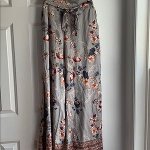 NWOT ANGIE Wide Leg Patterned Pants